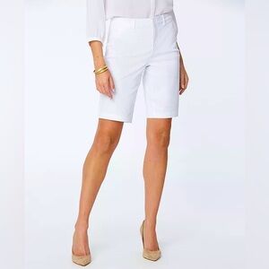 Ann Taylor Loft 12 white bermuda shorts 100% cotton